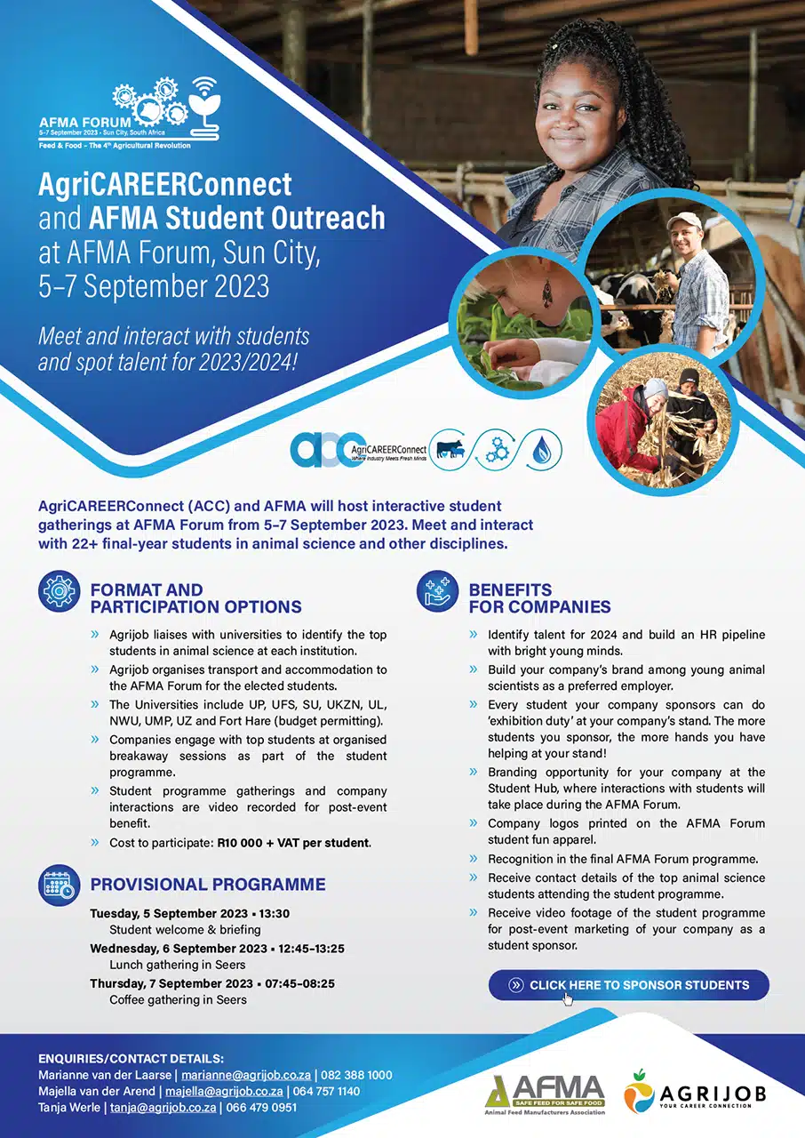 AgriCAREERConnect and AFMA Student Outreach at AFMA Forum 2023